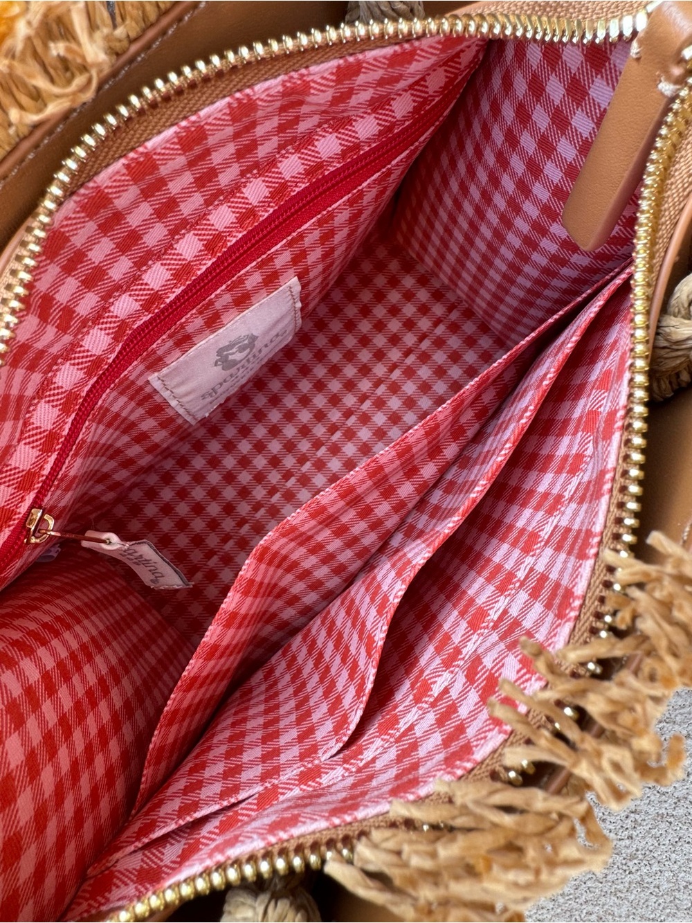 Spartina 449 🦞 Woven Straw Dune Lobster Satchel/Shoulder/Crossbody Bag - Picture 10 of 12